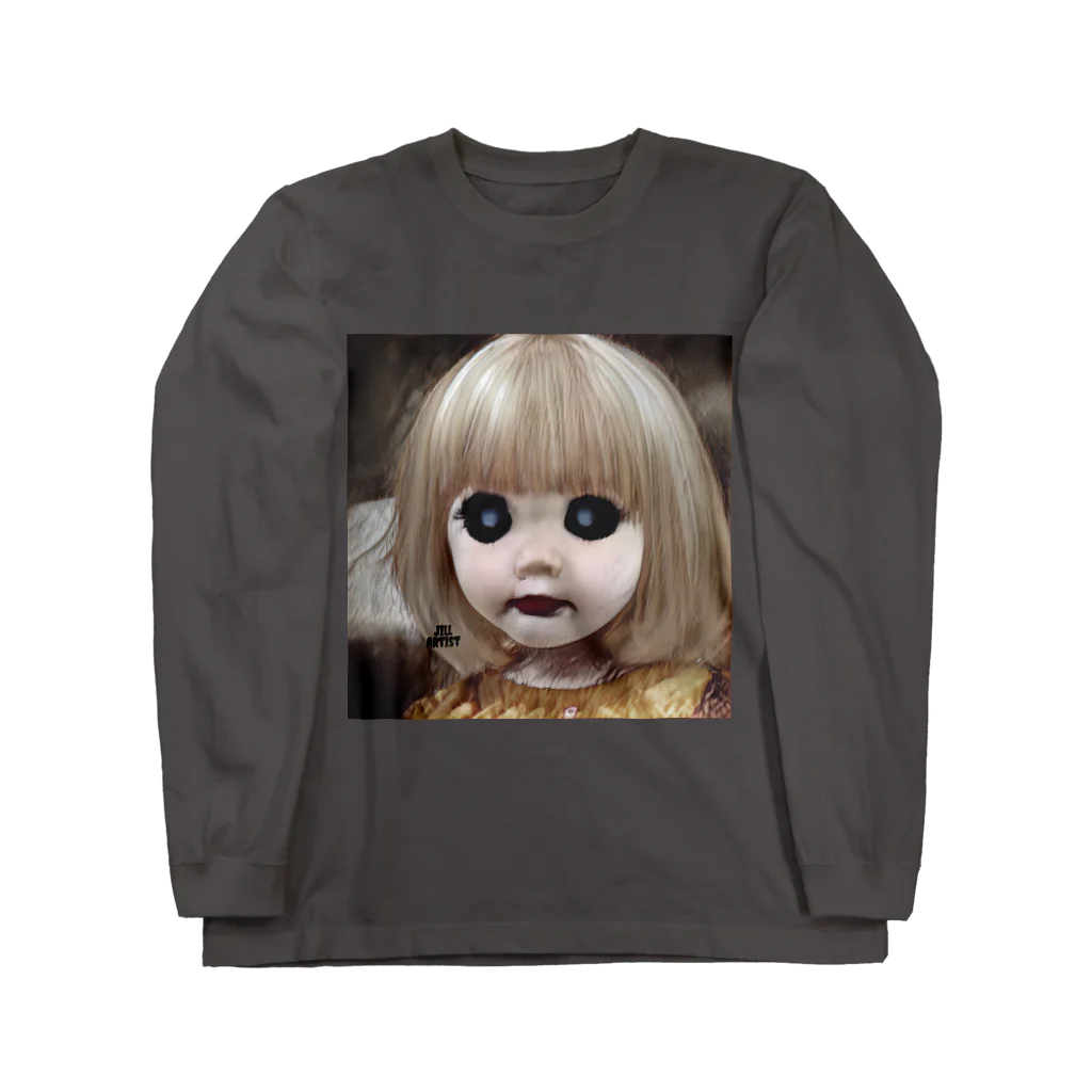【ホラー専門店】ジルショップの怖い幼女の西洋人形 Long Sleeve T-Shirt