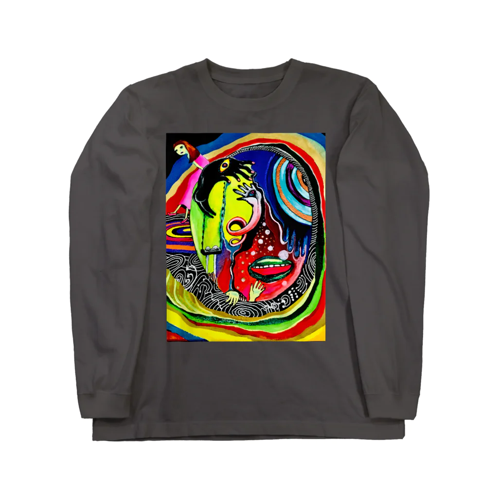 donmakiの手描きイラスト Long Sleeve T-Shirt