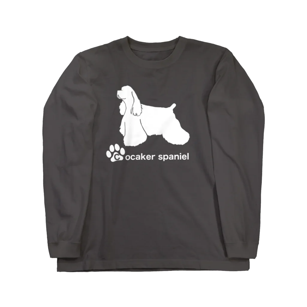 bow and arrow のアメリカンコッカースパニエル Long Sleeve T-Shirt