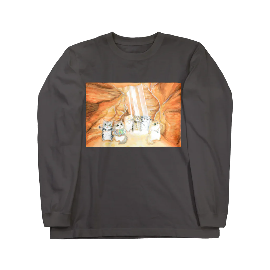 YOKO KOBAYASHIのニャンズ旅行記🇺🇸アメリカ Long Sleeve T-Shirt