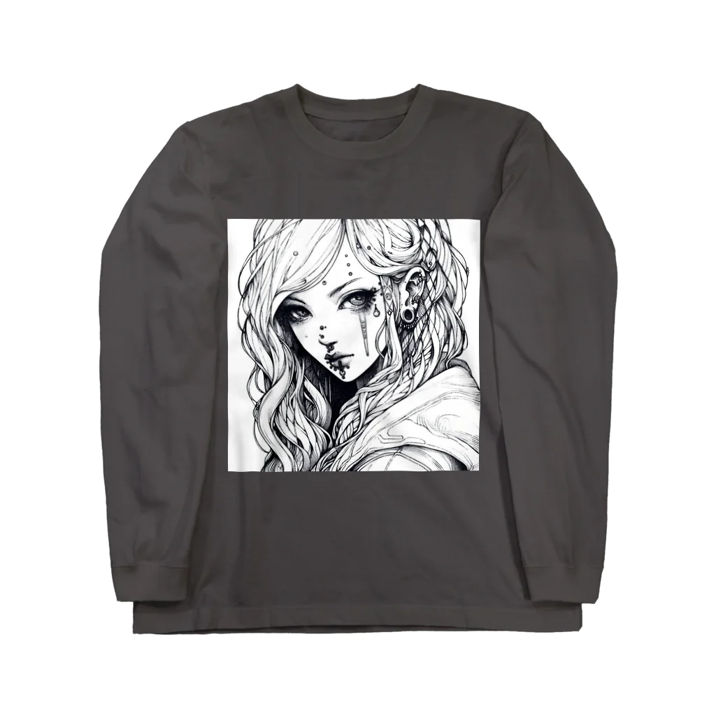 zaisuのピアス女子 Long Sleeve T-Shirt