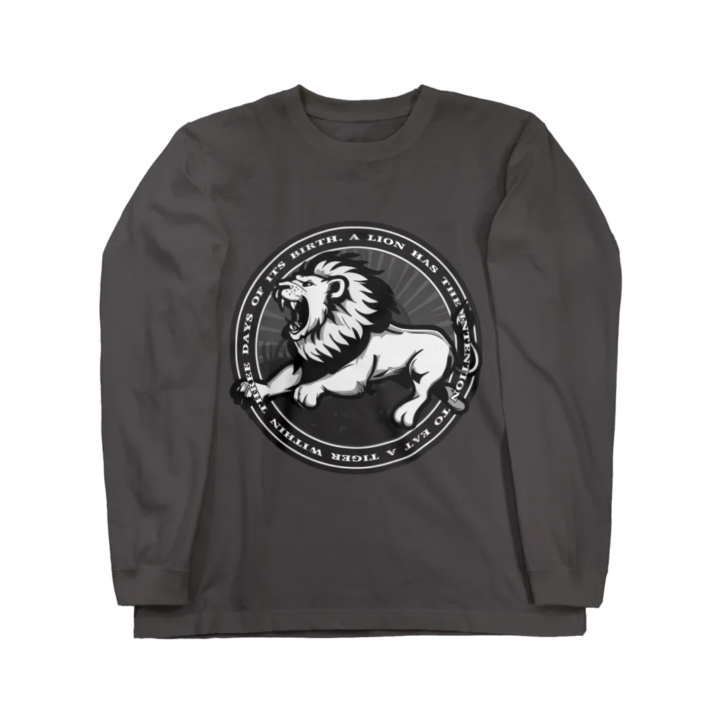 Ａ’ｚｗｏｒｋＳのLION IN A CIRCLE Long Sleeve T-Shirt