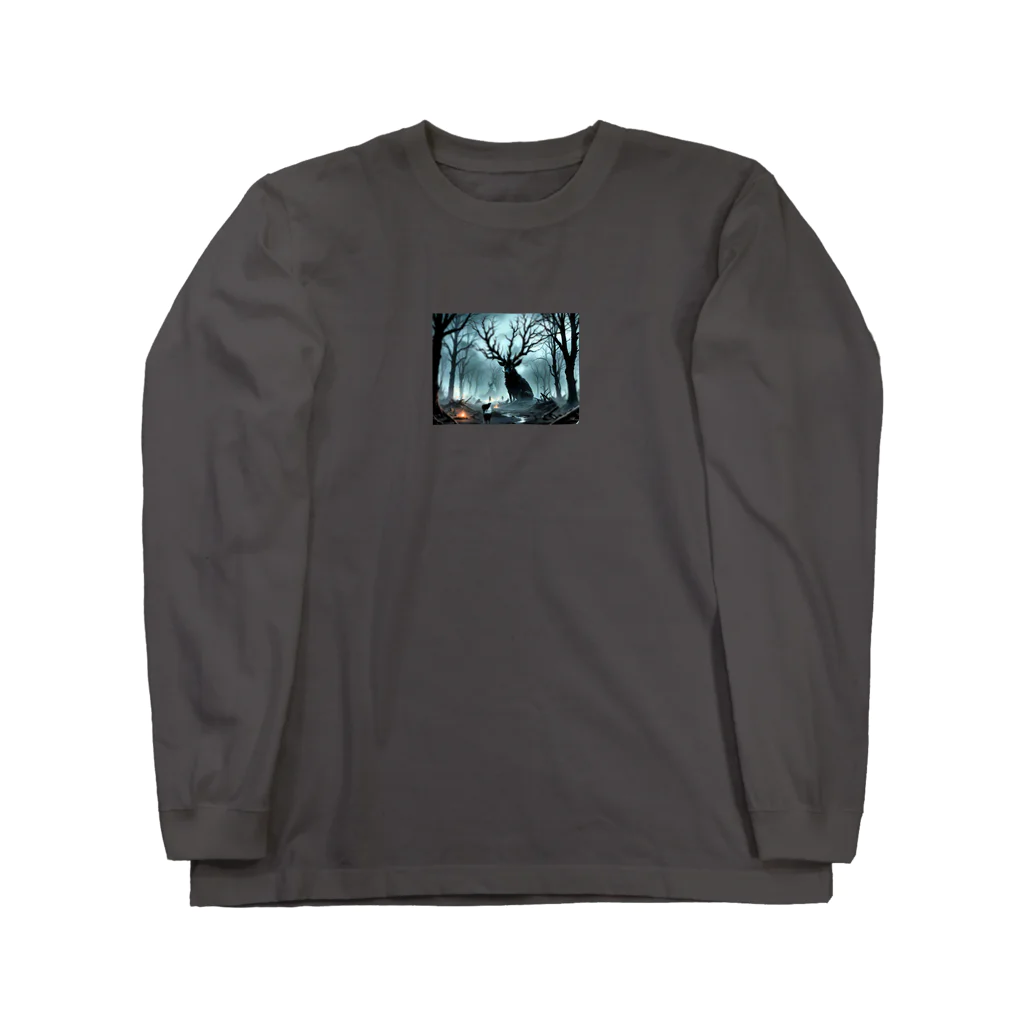 studio eizoの巨大な変な鹿？角が木⁉ Long Sleeve T-Shirt