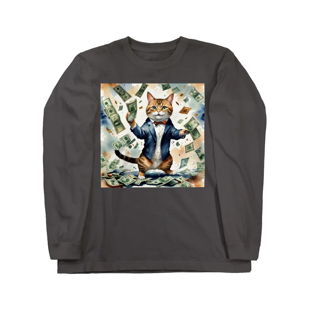 なむねこの猫社長 Long Sleeve T-Shirt