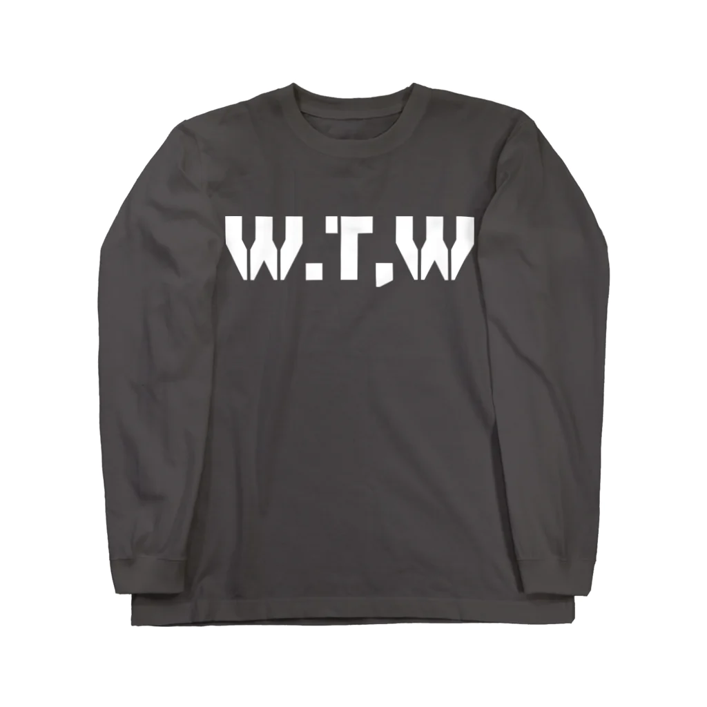 T-ShhhのW.T.W(with the works) ロングスリーブTシャツ