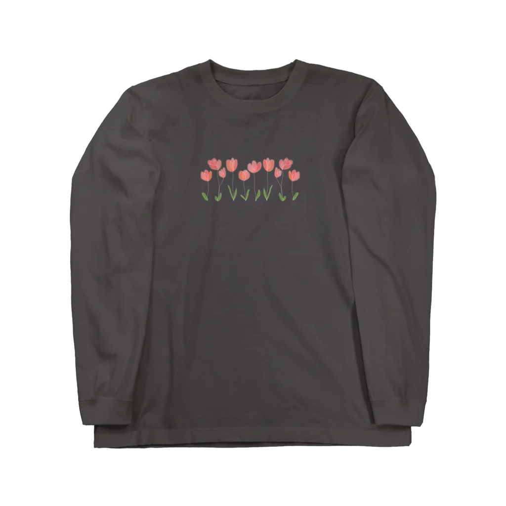 piacereのpiacere🌷black Long Sleeve T-Shirt