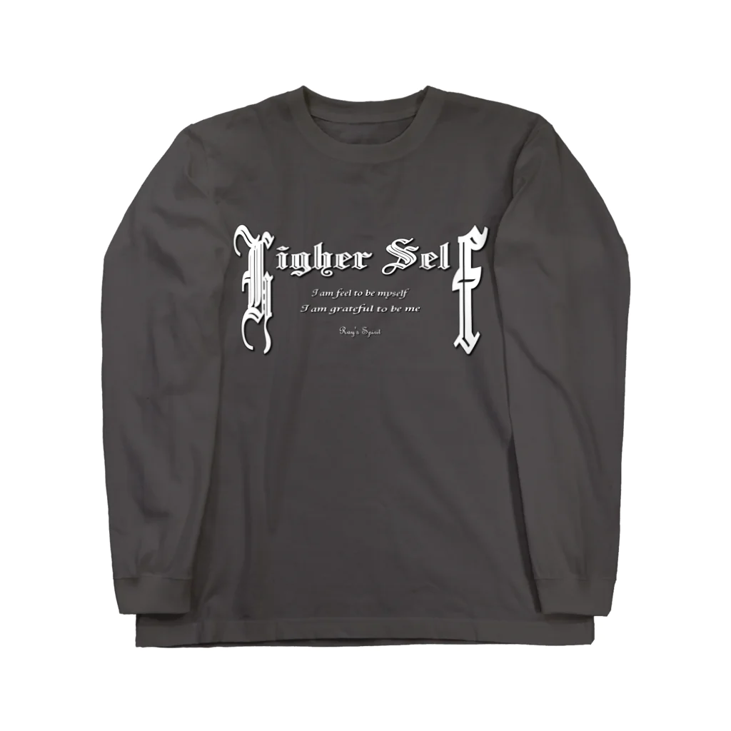 Ray's Spirit　レイズスピリットのHigher Self（WHITE） ロングスリーブTシャツ