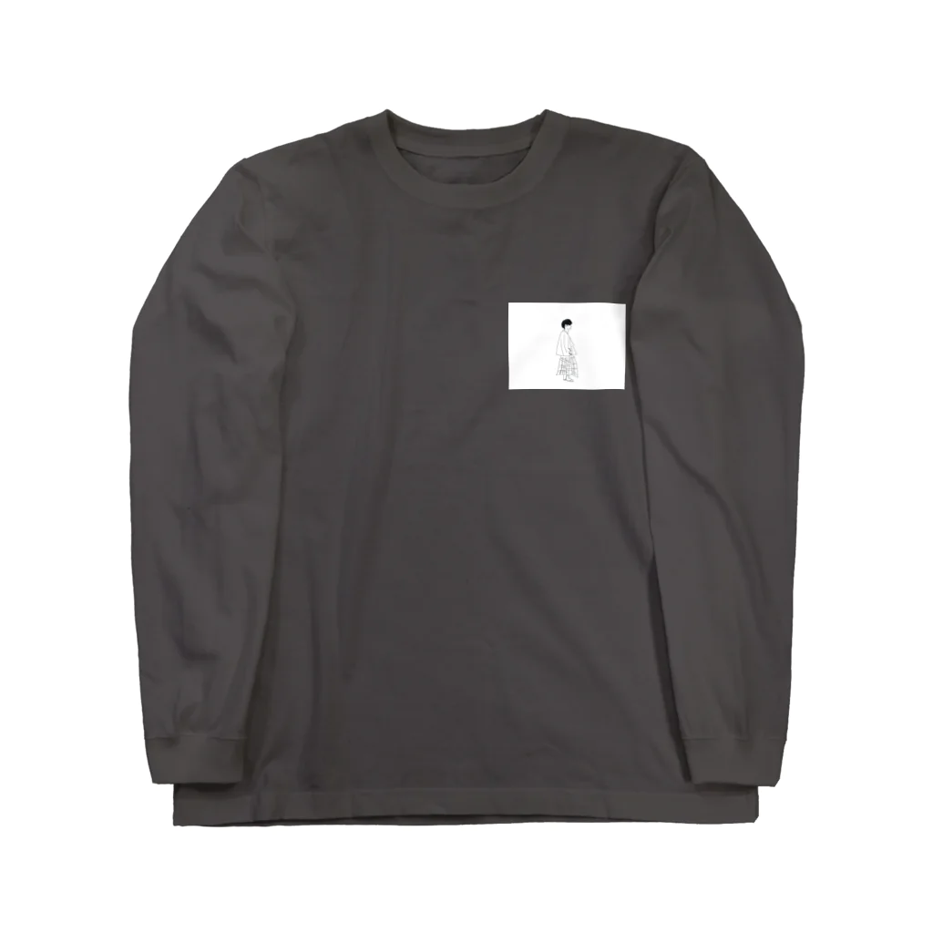 shuraeの横顔のどこぞの横顔 Long Sleeve T-Shirt