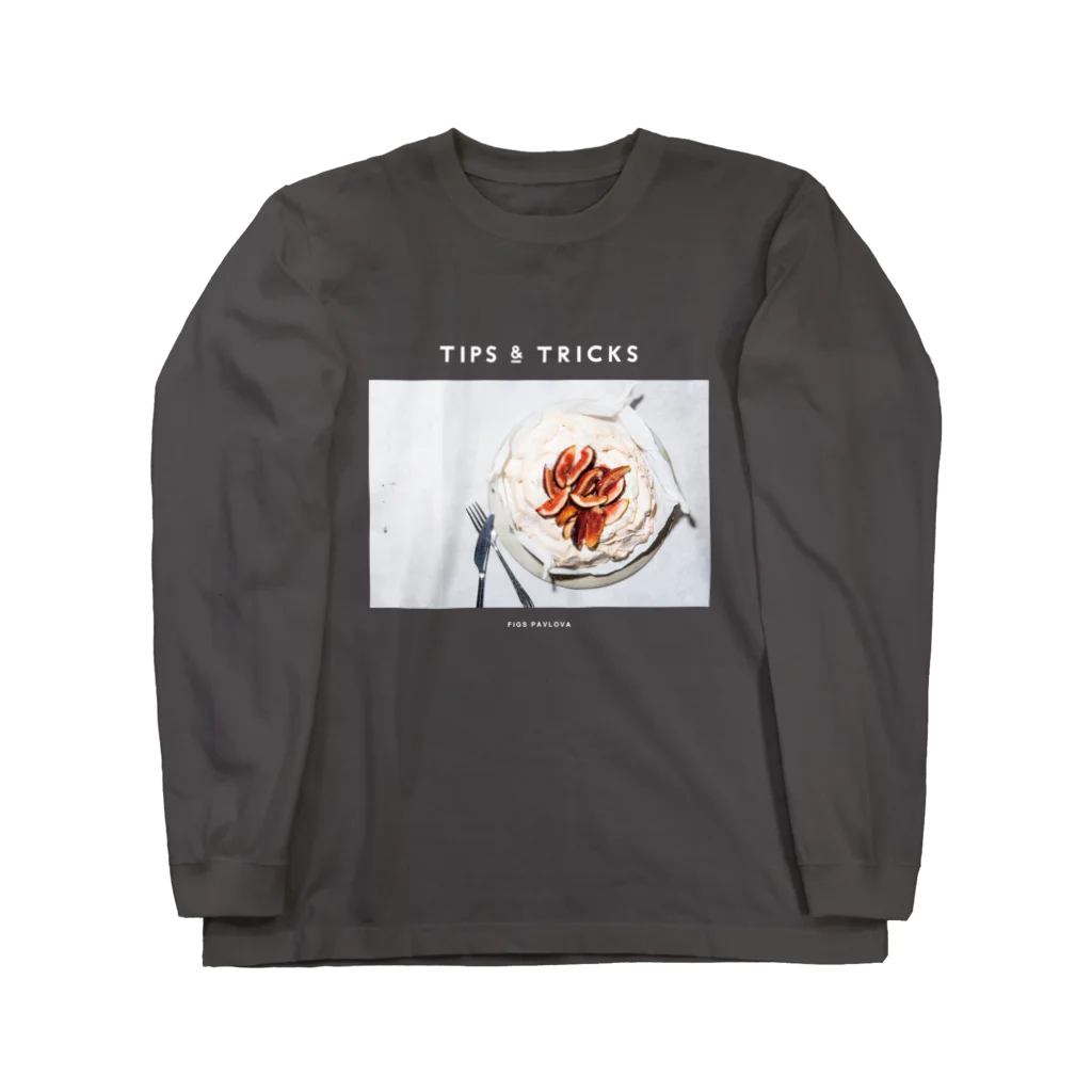 TIPS & TRICKSのイチジクのパブロバ ロングスリーブTシャツ