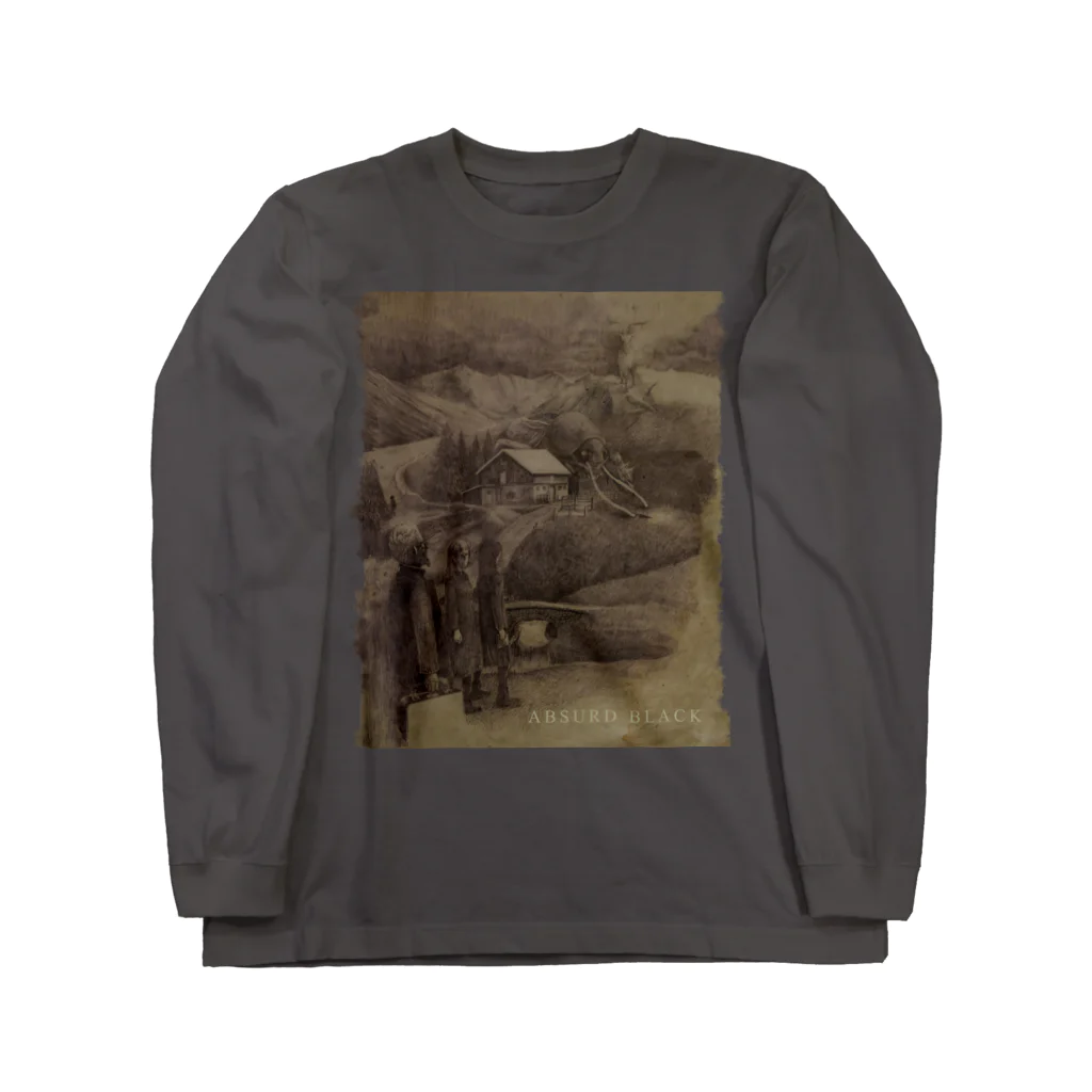 FINCH LIQUEUR RECORDSのabsurdBlack Long Sleeve T-Shirt