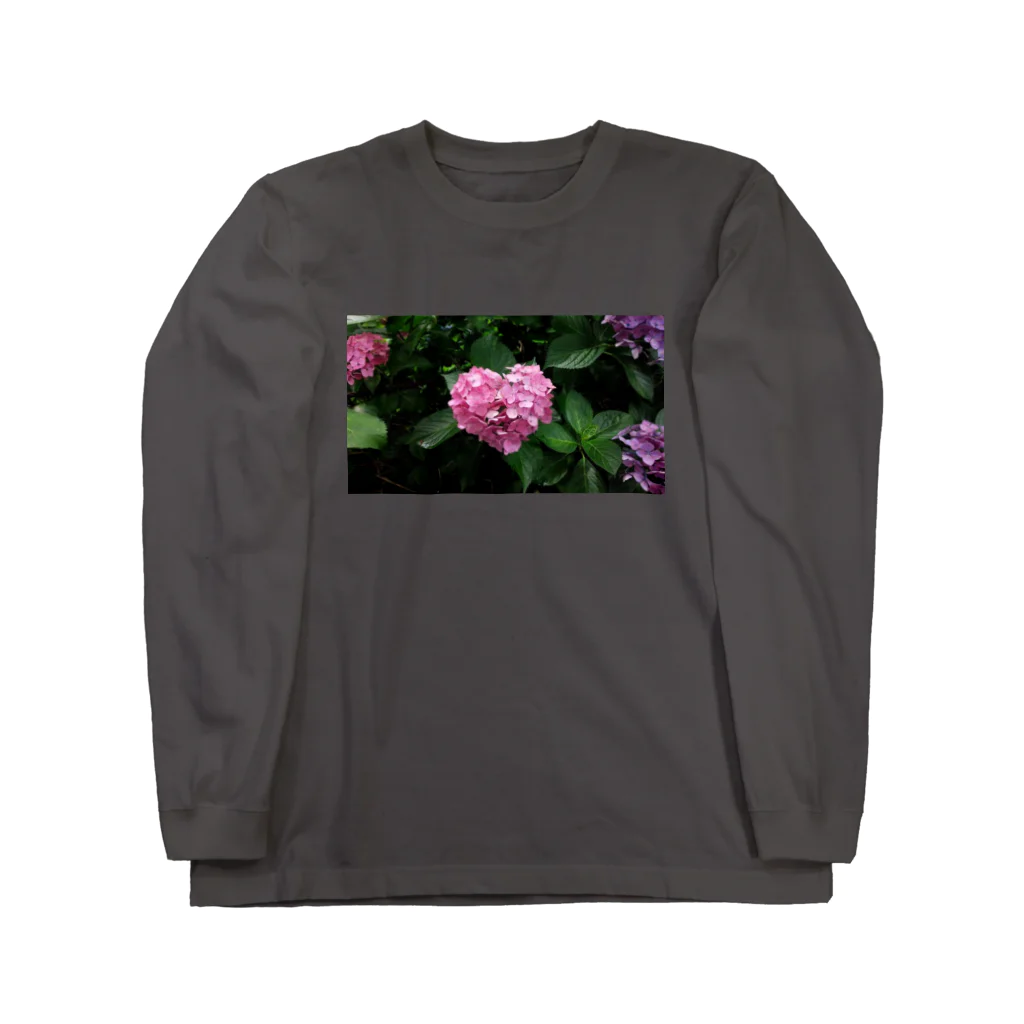 金木犀の紫陽花 Long Sleeve T-Shirt