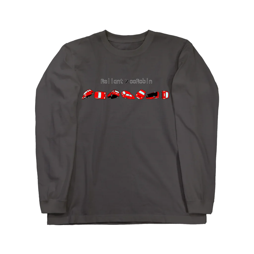 Robean社の赤　Reliant 7coRobin 文字周り白 Long Sleeve T-Shirt