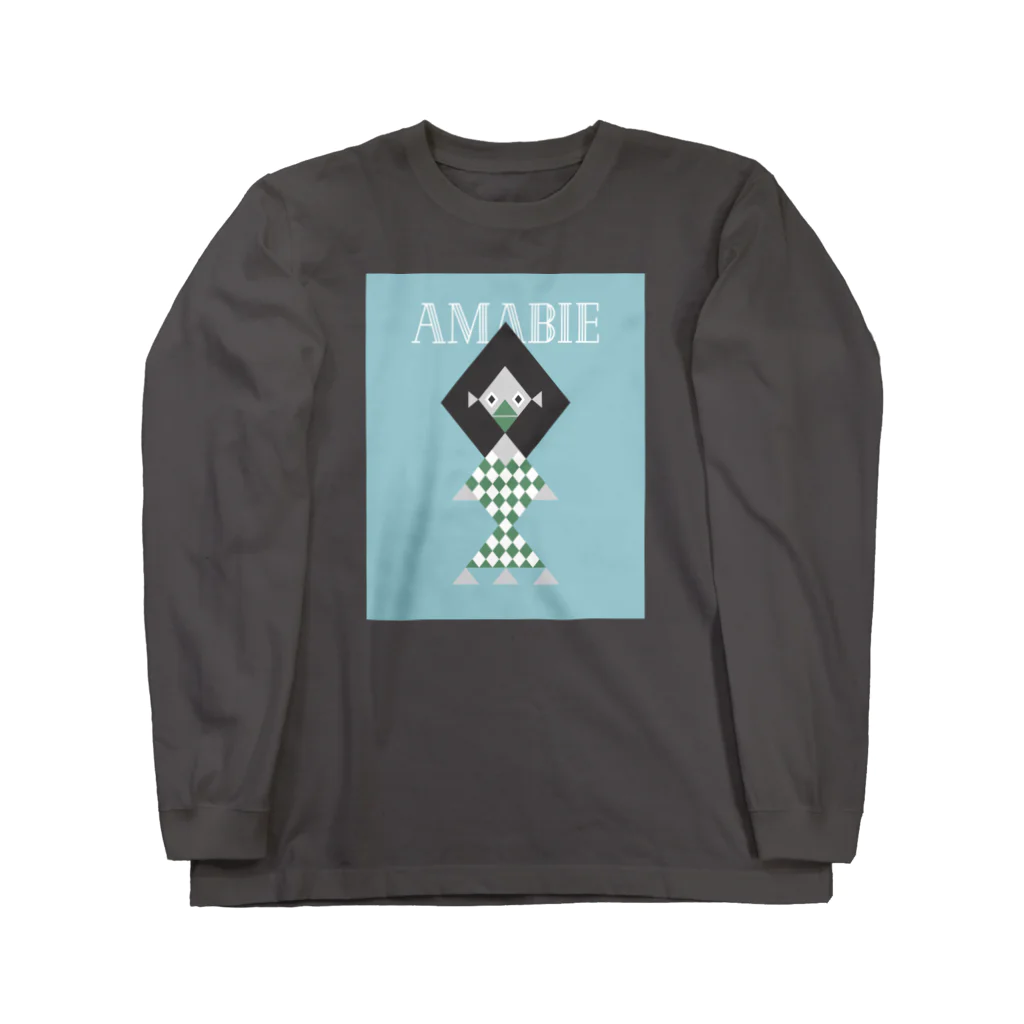 krakatukの幾何学アマビエさま Long Sleeve T-Shirt