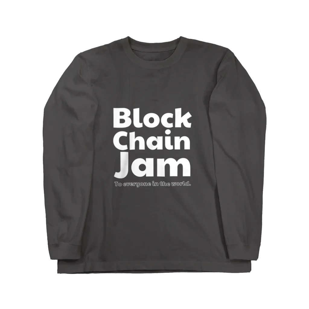 BlockChainJamのBlockChainJam Tシャツ ロングスリーブTシャツ