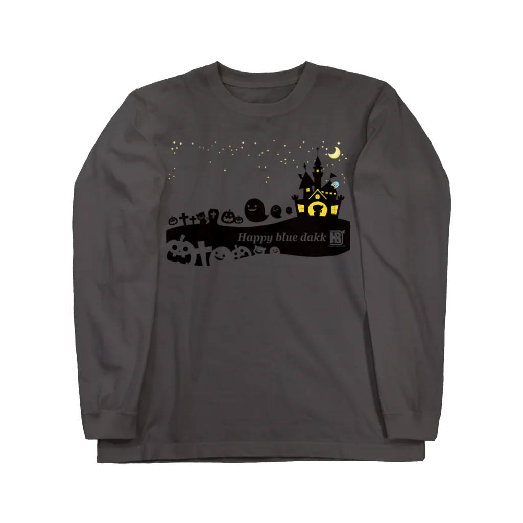 HAPPY BLUE DAKK のハロウィンダック Long Sleeve T-Shirt