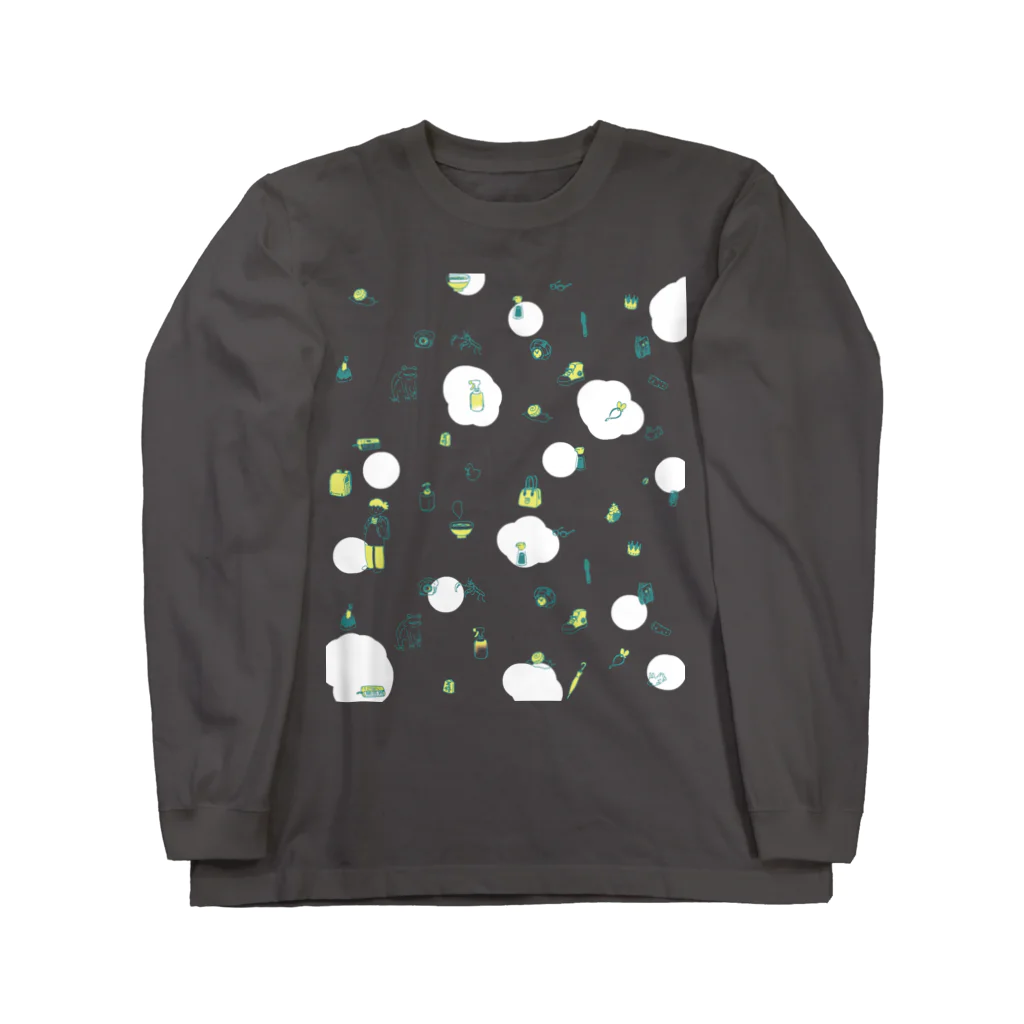 tendaten-no-omiseのひまひまいろいろ　あおときいろ編 Long Sleeve T-Shirt