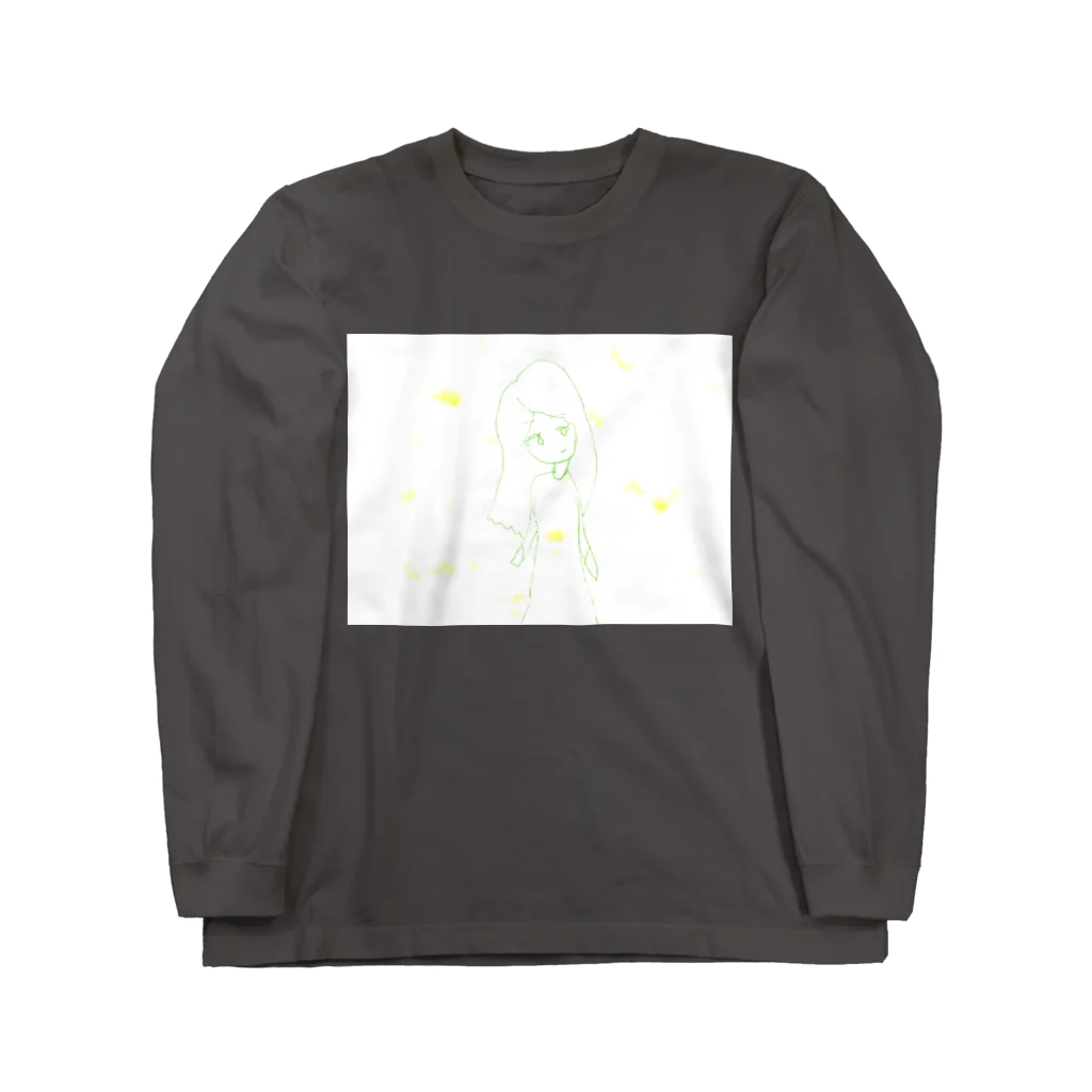 水草の泡沫・ガール Long Sleeve T-Shirt