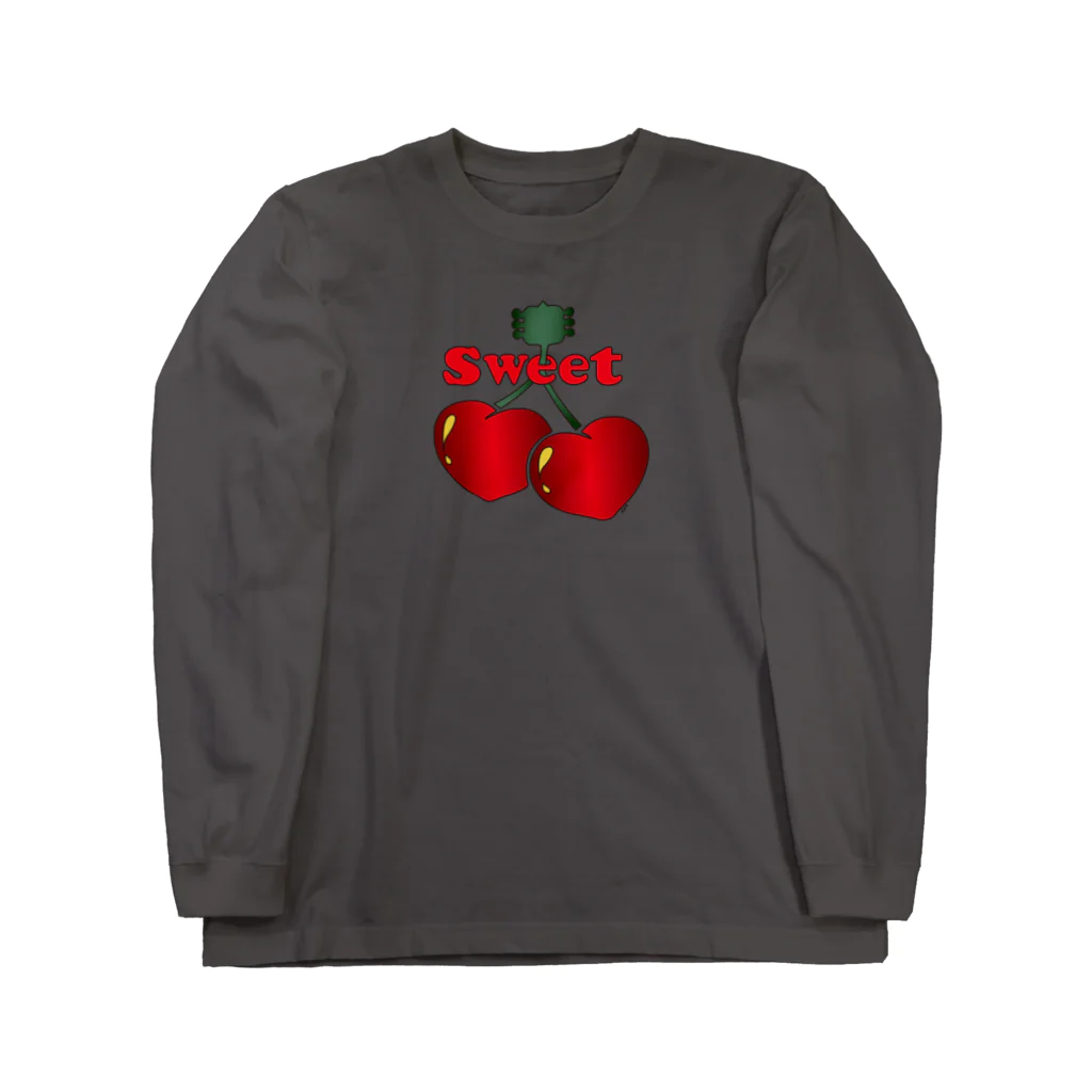 SWEET AS CHERRY PiEのSweet Cherry Long Sleeve T-Shirt