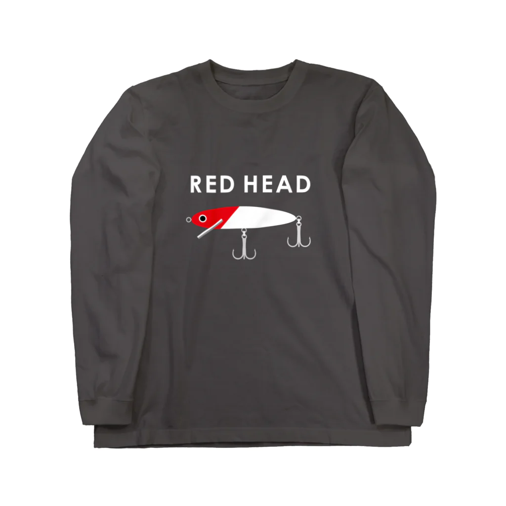 FISHING without FRIENDSのミノー / レッドヘッド Long Sleeve T-Shirt
