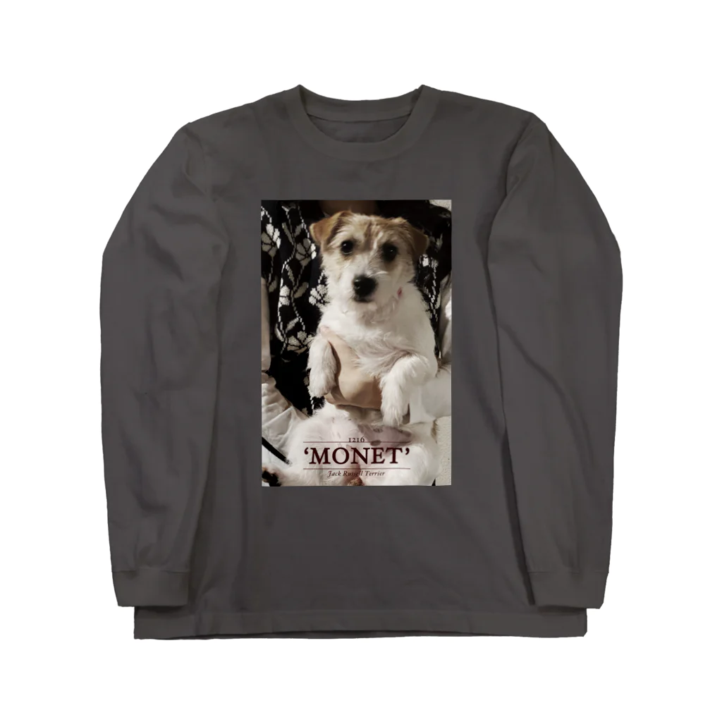 MONETの私の愛犬 ロングスリーブTシャツ