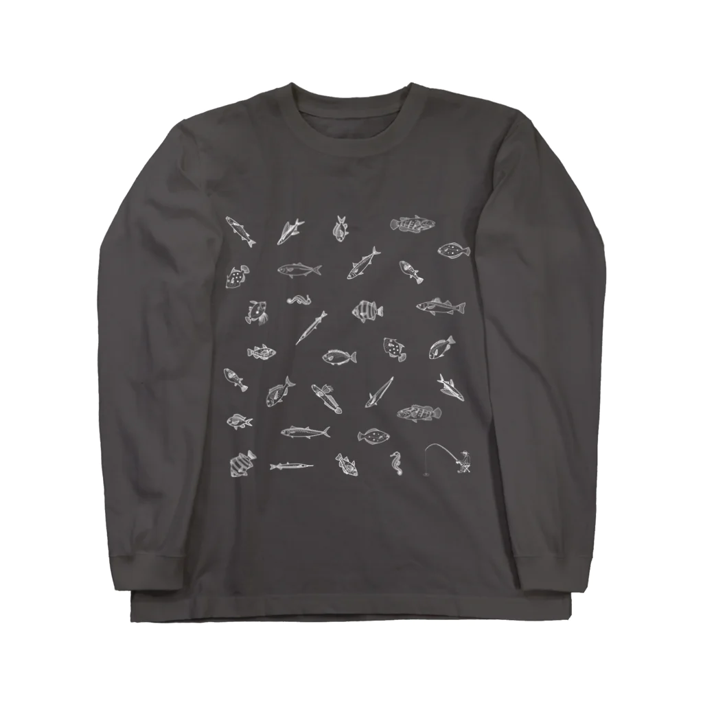 Umikko8823のお魚　パターン Long Sleeve T-Shirt