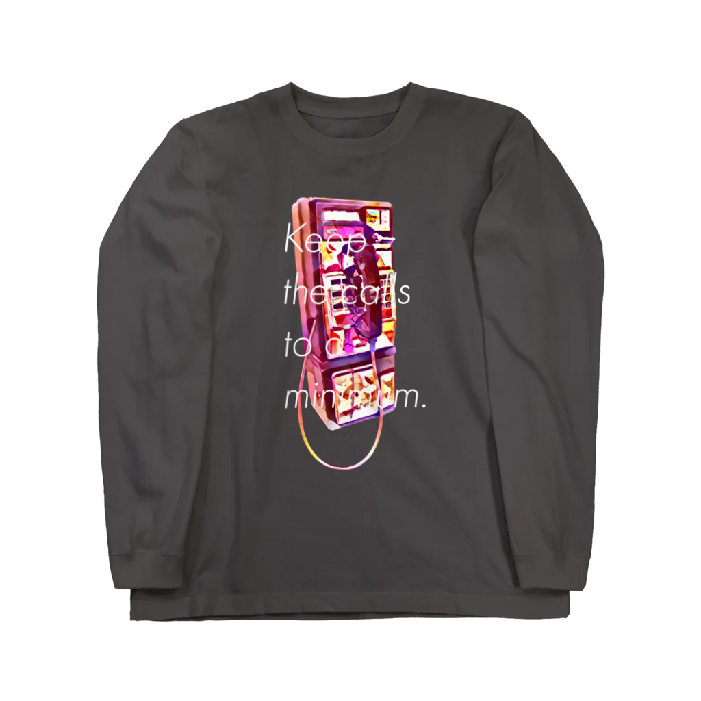 monotoneの電話は最低限にして02 Long Sleeve T-Shirt