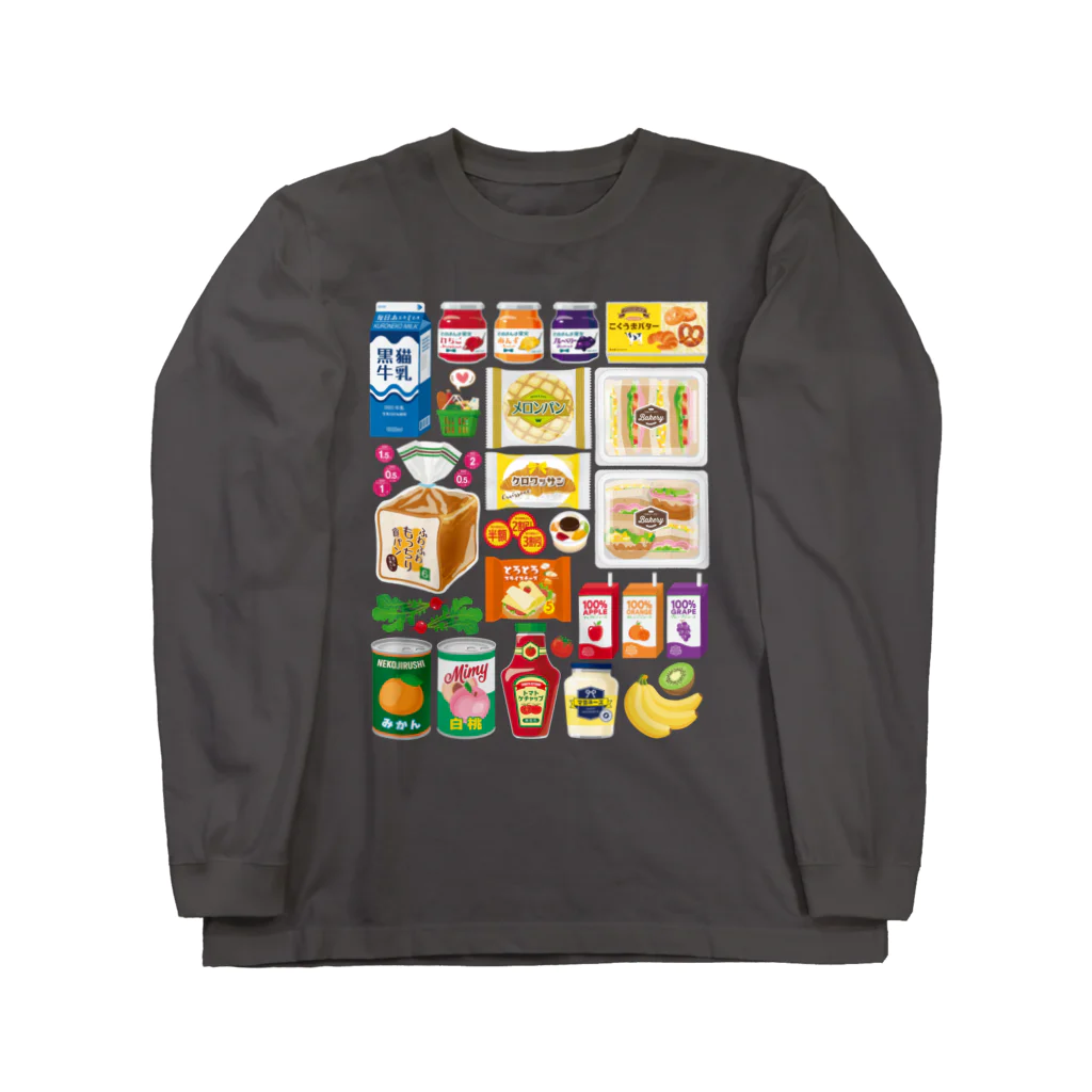 AI PLUS ONEのSUPERMARKET ロングスリーブTシャツ