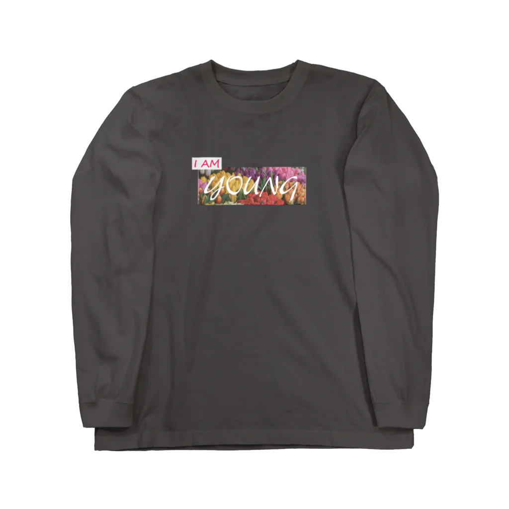 Honey Wonderのアイアムヤング flower shop Long Sleeve T-Shirt