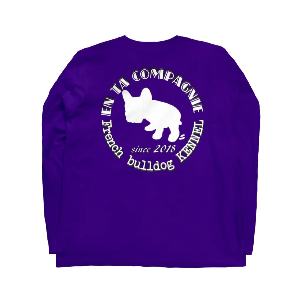 entacompagnie_kennelのアンタコンパニーケンネル ロゴマーク Long Sleeve T-Shirt :back