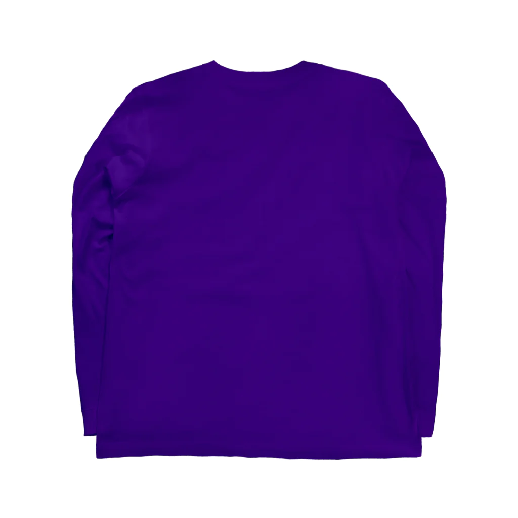 SPACE_HUMAN_companyの紫の妖精は ロングスリーブTシャツの裏面