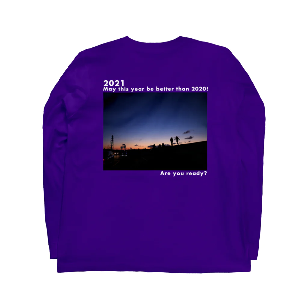 恩田太子の2021>2020 Long Sleeve T-Shirt :back