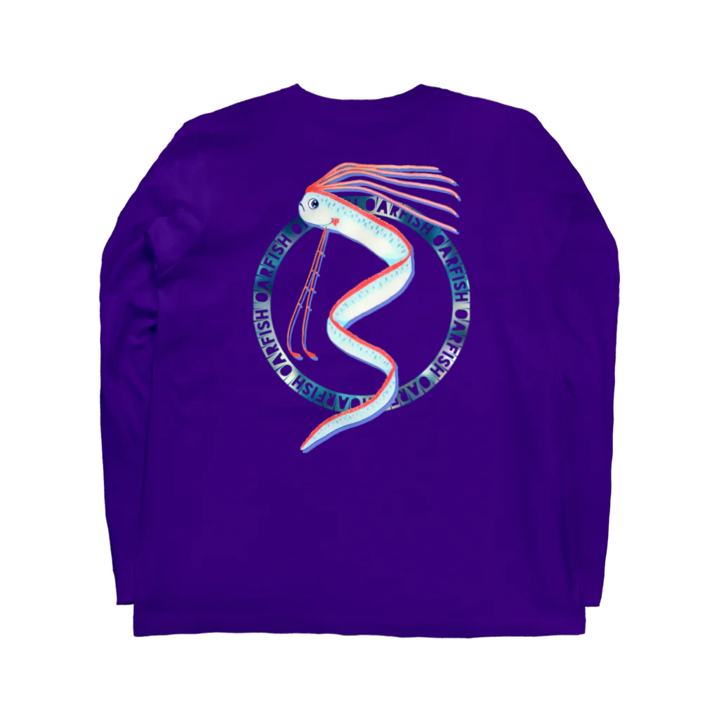 LalaHangeulのoarfish(リュウグウノツカイ)② Long Sleeve T-Shirt :back