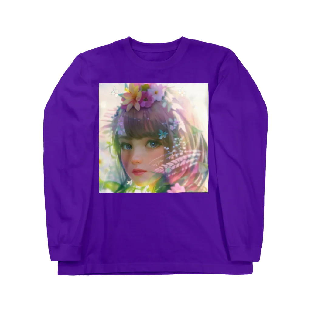 💖宇宙整体♪🌈♪こころからだチャンネル♪💖の癒しの女神様　2024 Long Sleeve T-Shirt