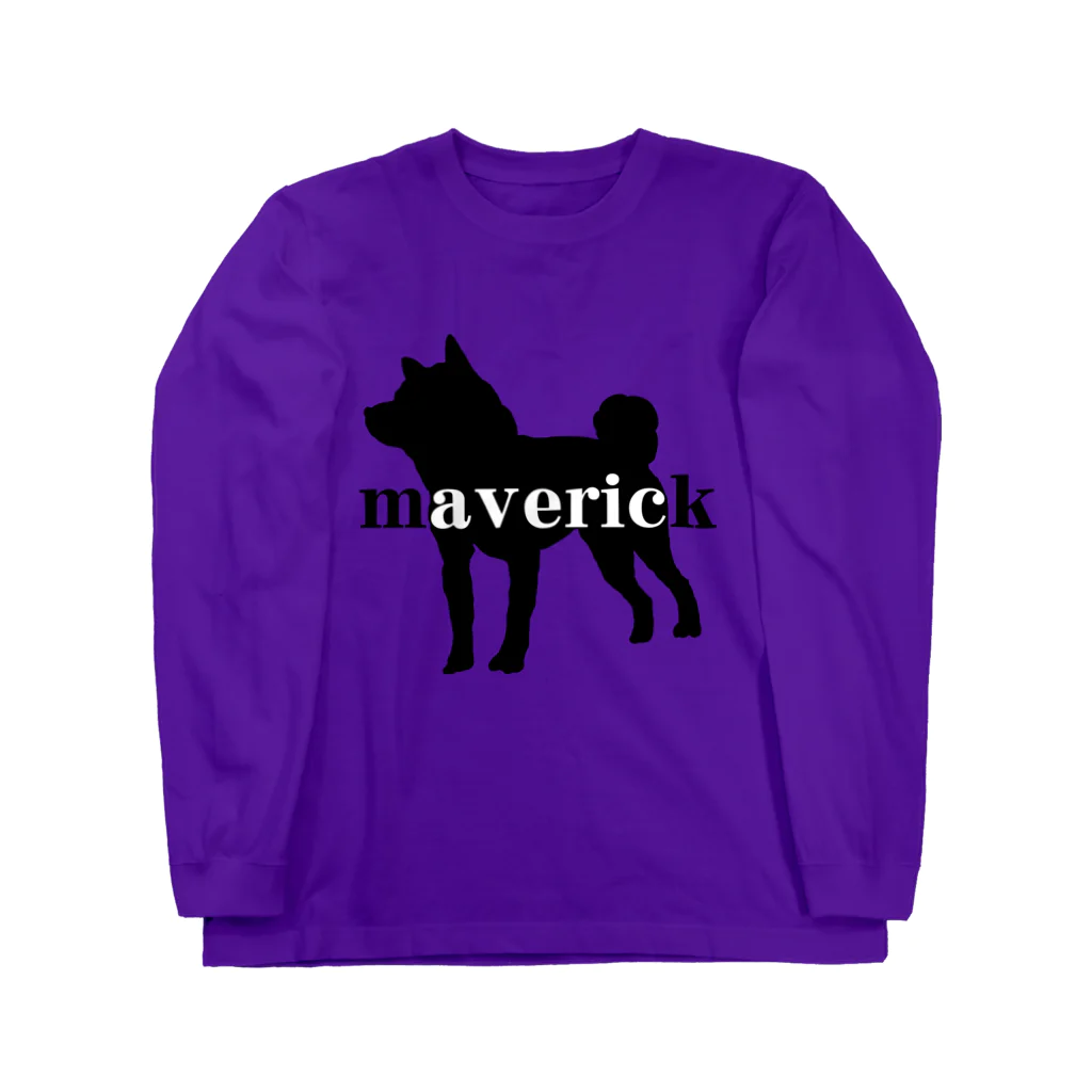 パイセンONLINEのmaverick犬 Long Sleeve T-Shirt