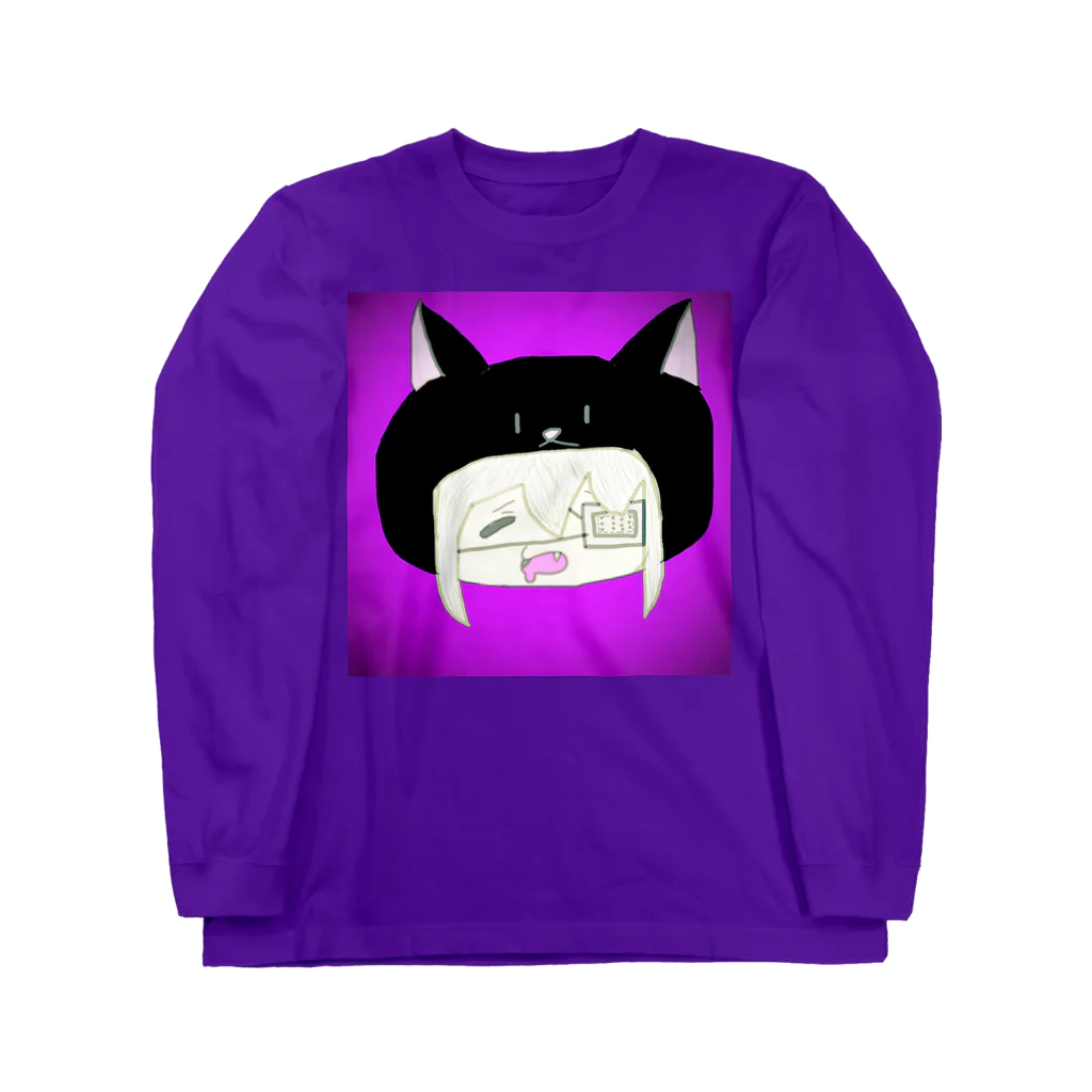 市イラストグッズショップの猫娘 Long Sleeve T-Shirt