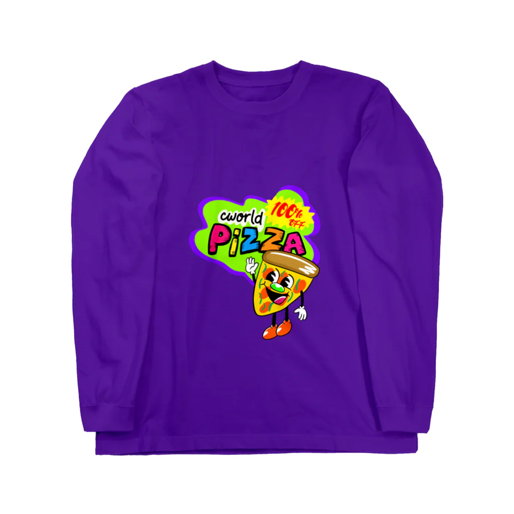 C WORLD🐻💜のMR.PIZZA Long Sleeve T-Shirt