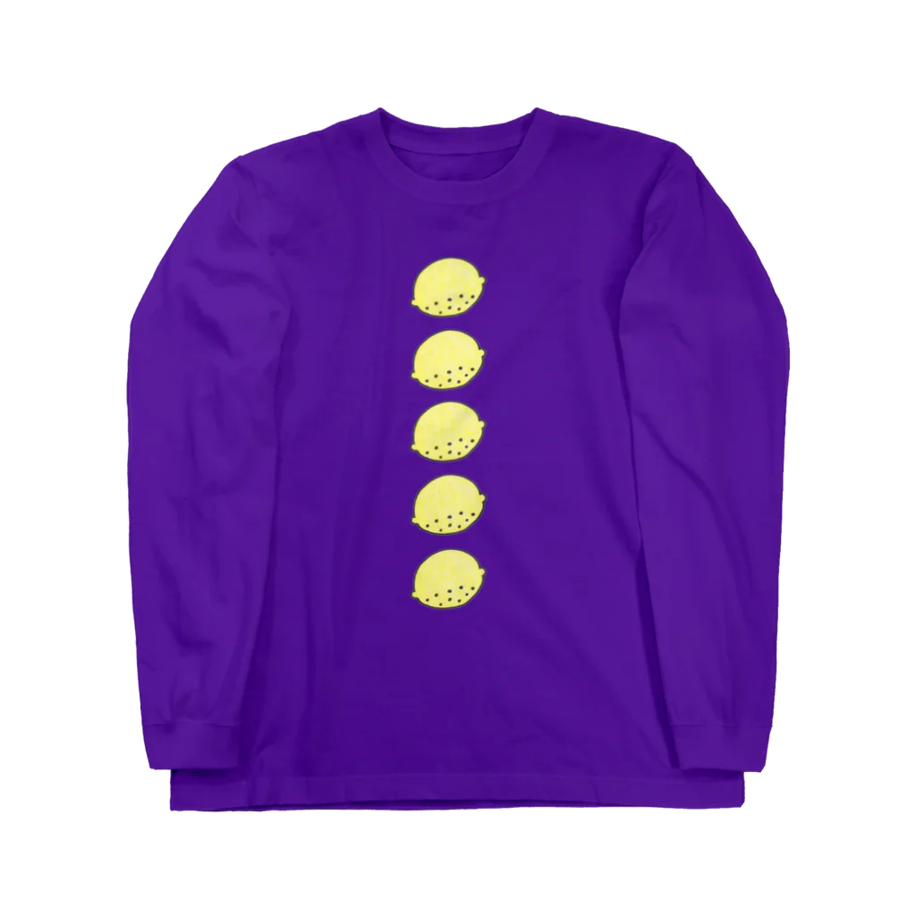 N子の絵日記のレモン5個。 Long Sleeve T-Shirt