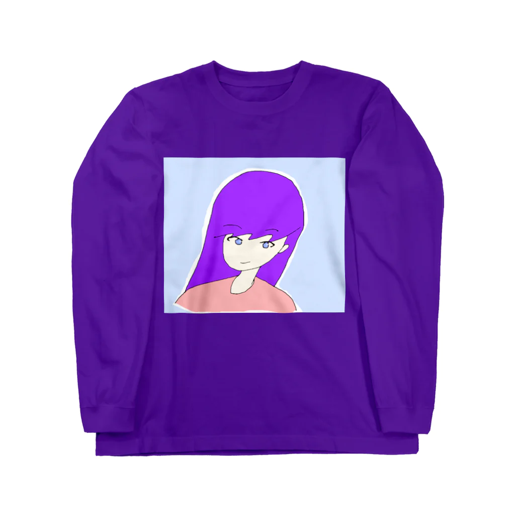 水草のナウ・ガール６３ Long Sleeve T-Shirt