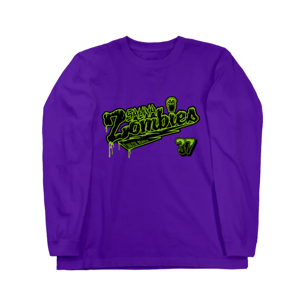 SAUNA ZOMBIESのSAUNAZOMBIES -BASEBALL LONG SLEEVE T - Long Sleeve T-Shirt