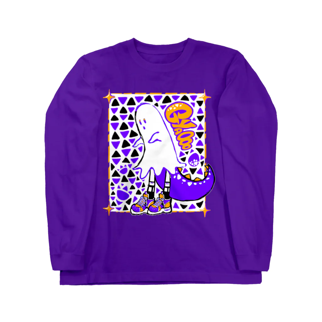 RacCOOLus-ラクーラス-のGyaooost ムラサキイモ Long Sleeve T-Shirt