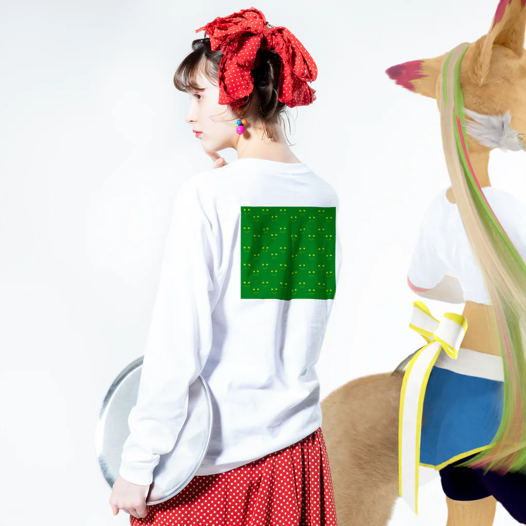 詩音の神のみぞ知るキラー Long Sleeve T-Shirt :model wear (back, sleeve)