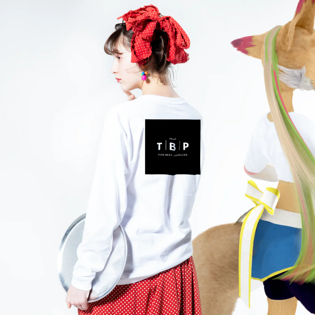 Groove Riot GearのType Beat Producer Long Sleeve T-Shirt :model wear (back, sleeve)