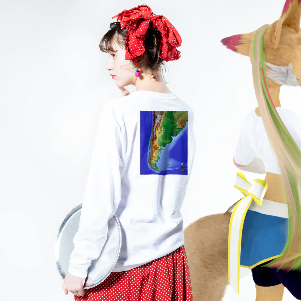 SOTA_SHIMADAのchilly ロングスリーブTシャツの着用イメージ(裏面・袖部分)