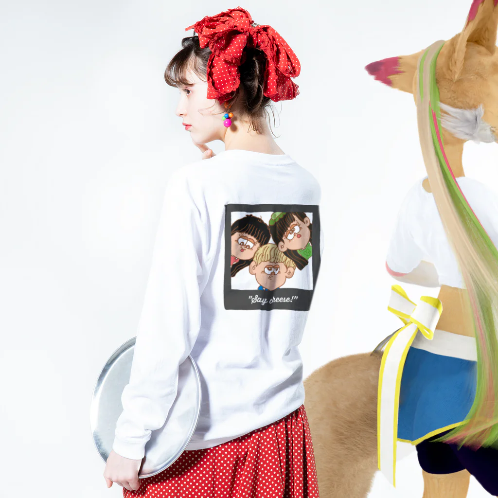 Popp!ng STORE （by PKA）のPKA Popp!ng TEE Long Sleeve T-Shirt :model wear (back, sleeve)