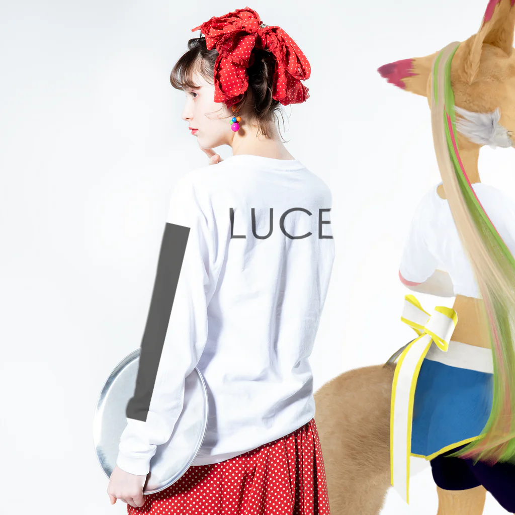 seventy_sevenのLUCE Long Sleeve T-Shirt :model wear (back, sleeve)