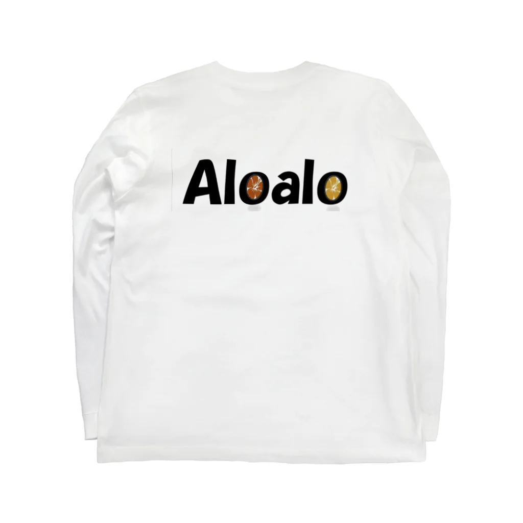 Aloalo あろあろ金沢のオリジナルアイテム ロングスリーブTシャツの裏面