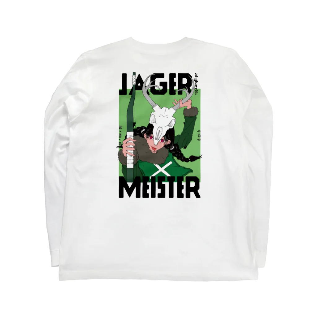 9 10 9（ qu / ten / qu ）のJAGERMEISTER Long Sleeve T-Shirt :back