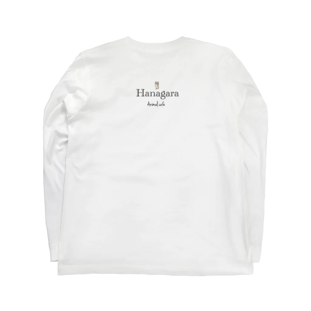 Hanagara animal cafeのSugar glider Long Sleeve T-Shirt :back