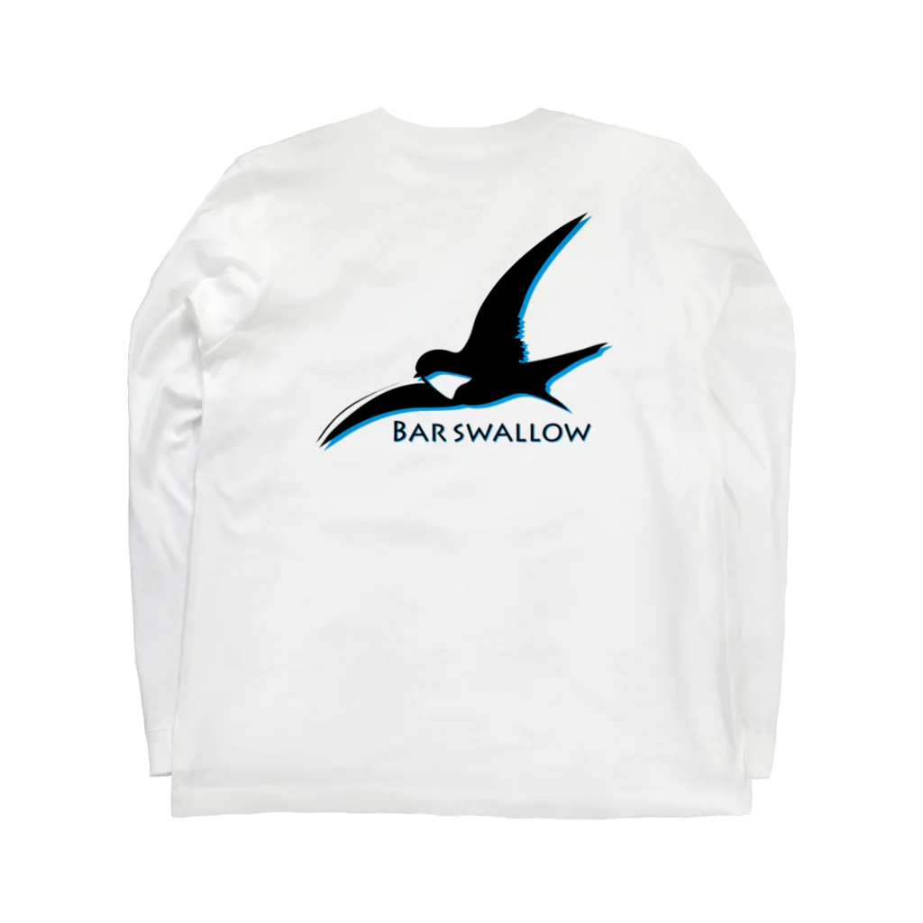 BarswallowのBar swallowロゴ ロングスリーブTシャツの裏面