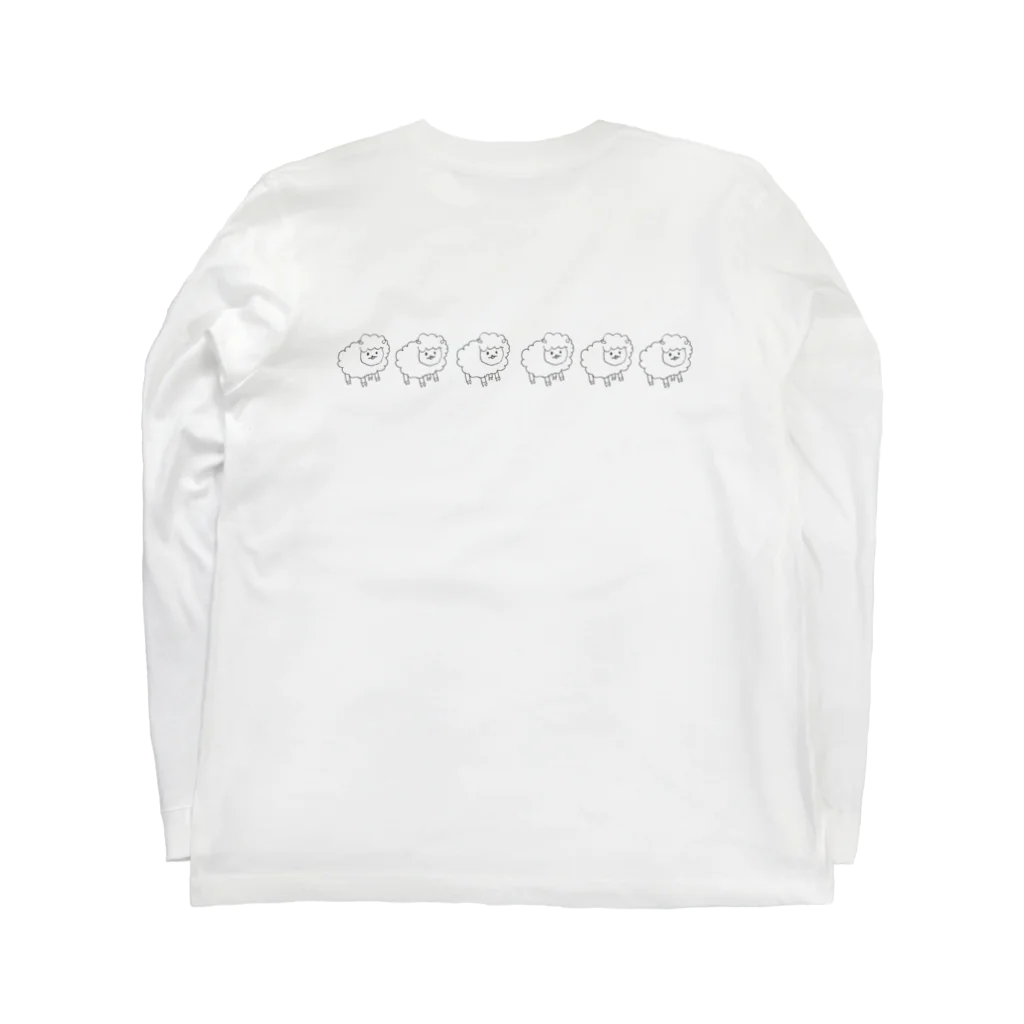 自己満足のひつじ（迷子） Long Sleeve T-Shirt :back